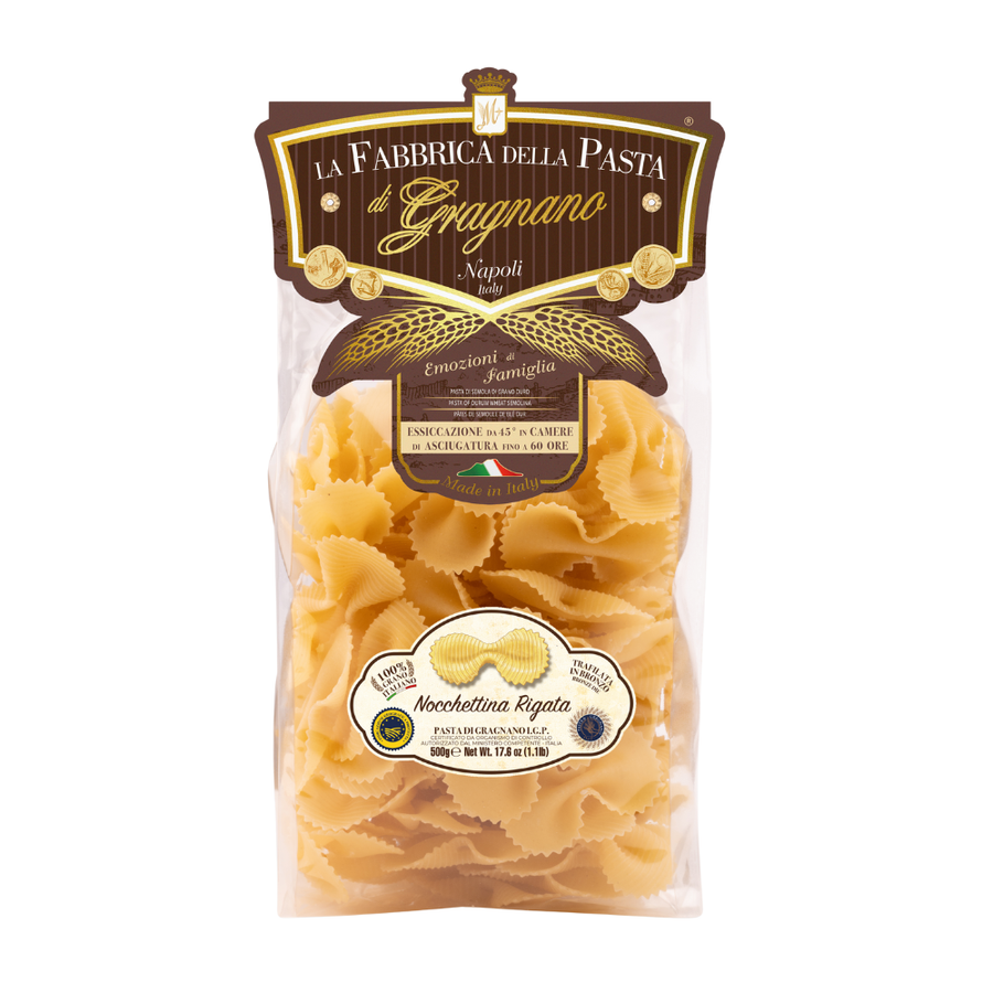 Nocchettina Rigata IGP – La Fabbrica della Pasta di Gragnano