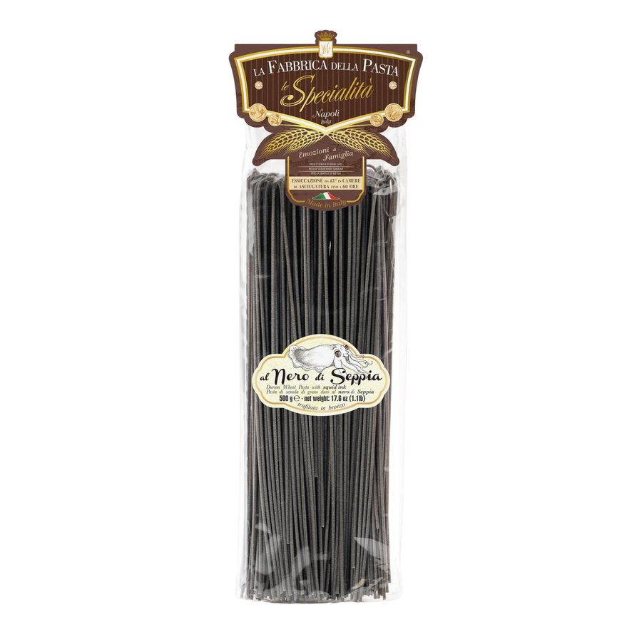 Spaghetti with Cuttlefish Ink – La Fabbrica della Pasta di Gragnano
