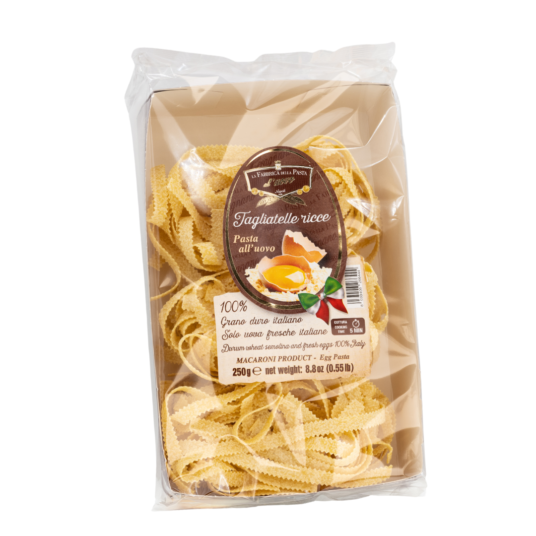 Tagliatelle ricce all’uovo