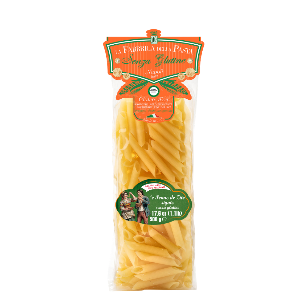 ‘e Penne de zite Rigate Gluten Free